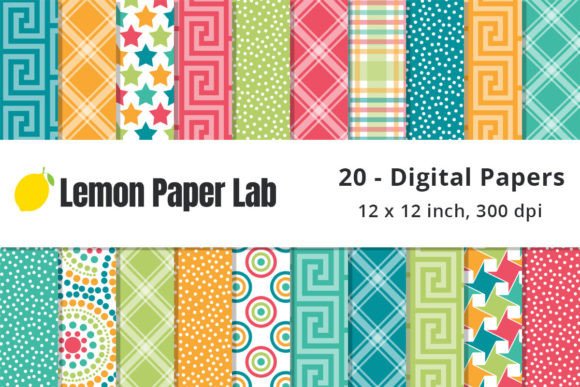 Download Tropical Digital Scrapbook Paper - Scrapbook paper Collection