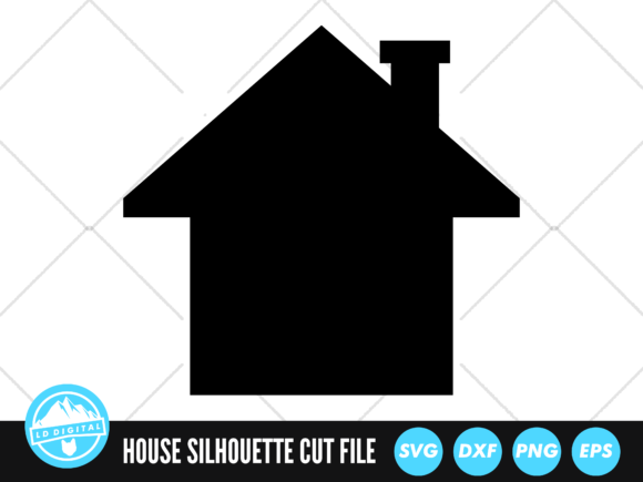 Download House Silhouette SVG | House Outline SVG - Silhouette svg Collection