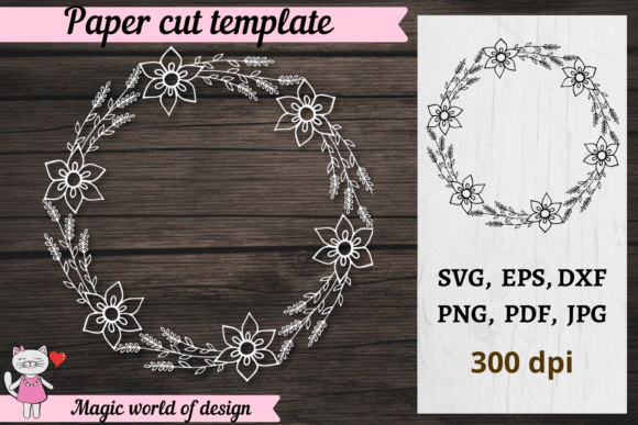 Download Leaf Wreath Cricut SVG Cut File, Paper - Premium Resources